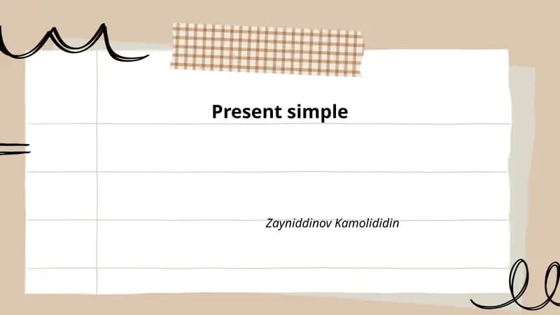 Present Simple