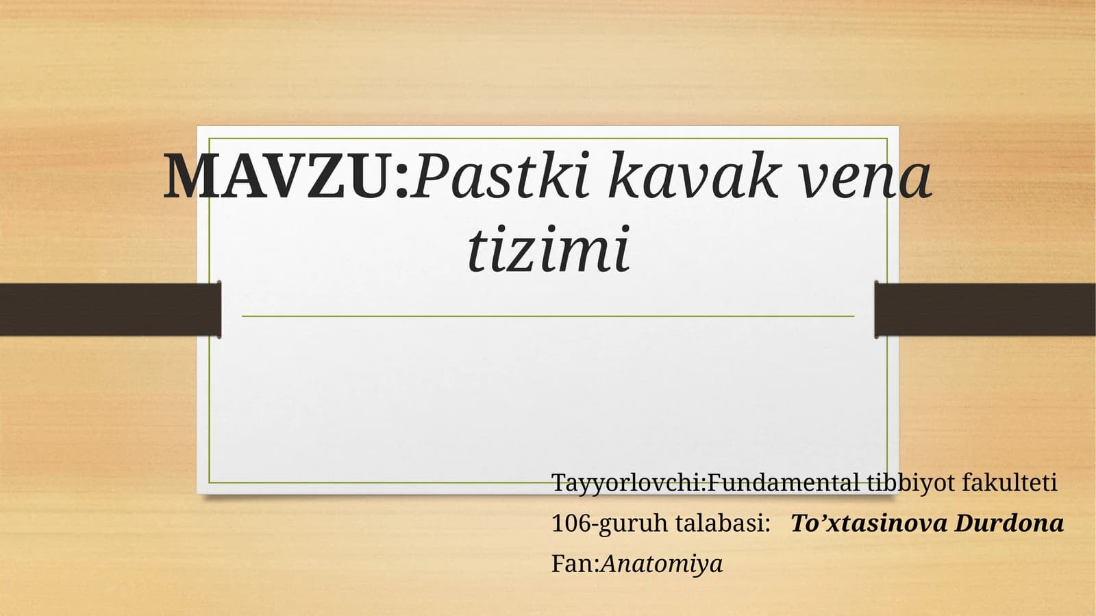 Pastkikavak venatizimi