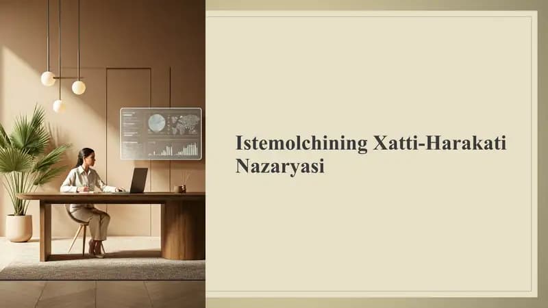 Istemolchining xatti-harakat nazariyasi