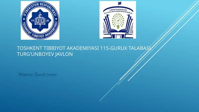 Qandli Diabet