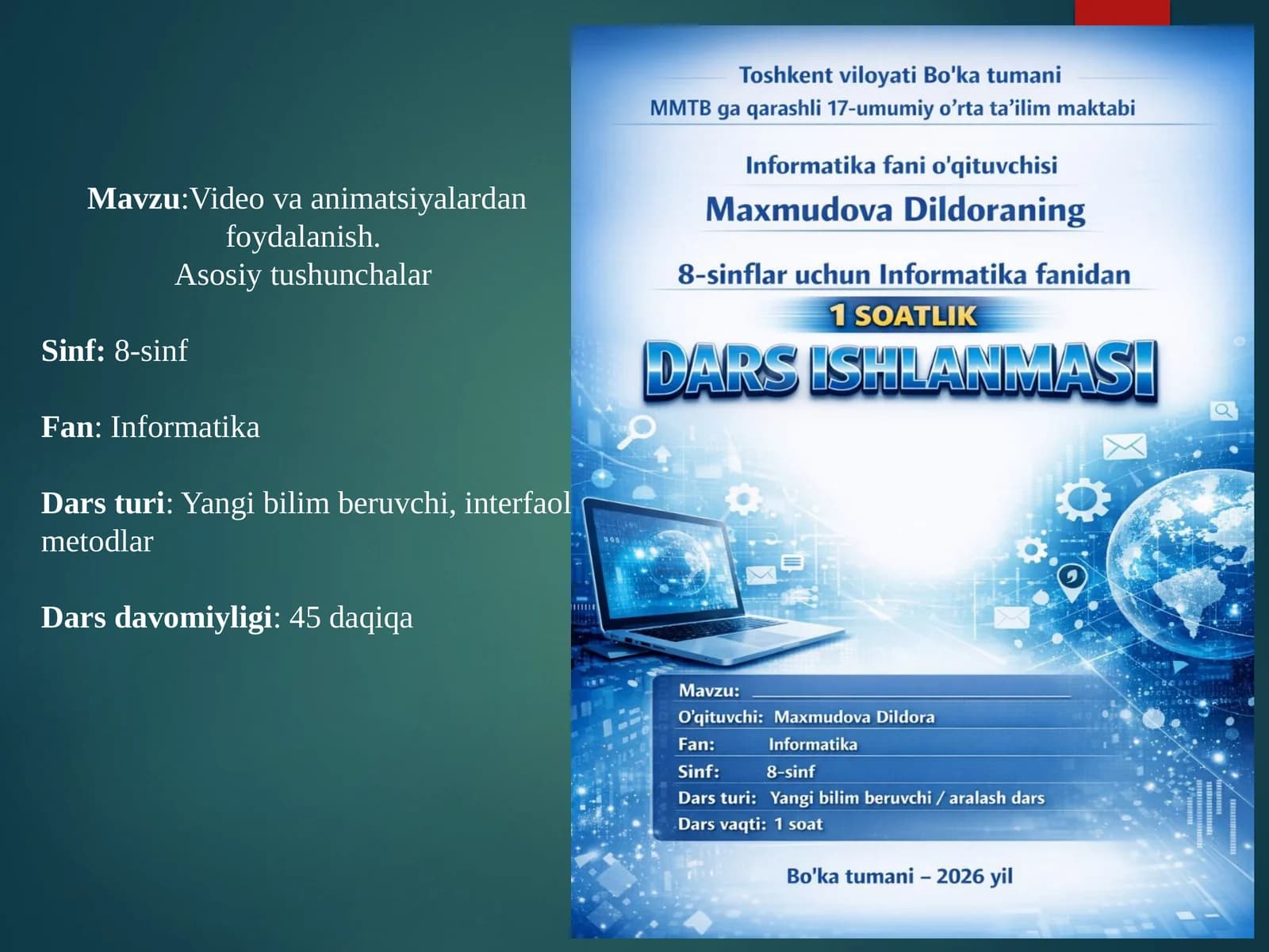Videovaanimatsiyalardanfoydalanish