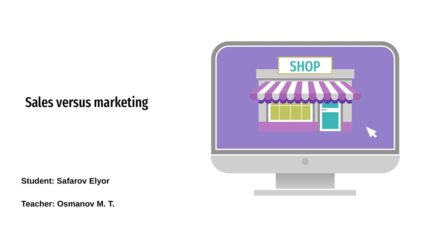 Sales versus marketing
