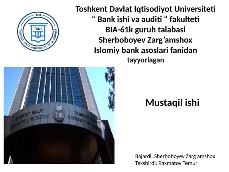 Islomiy ko'rsatkichlar