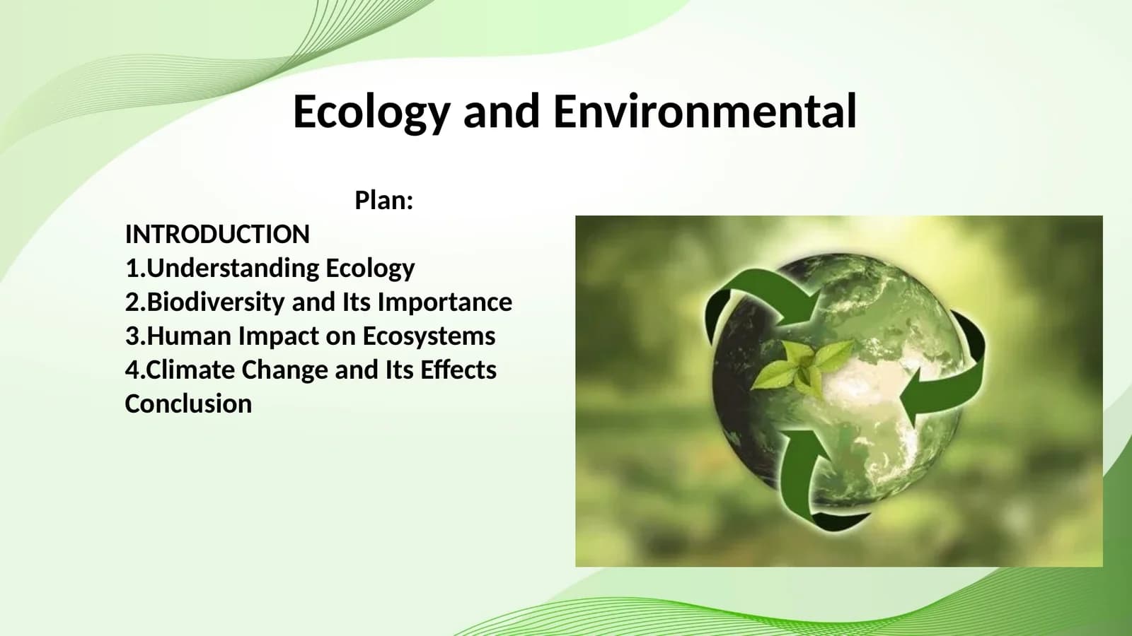 Ecology and Environmental