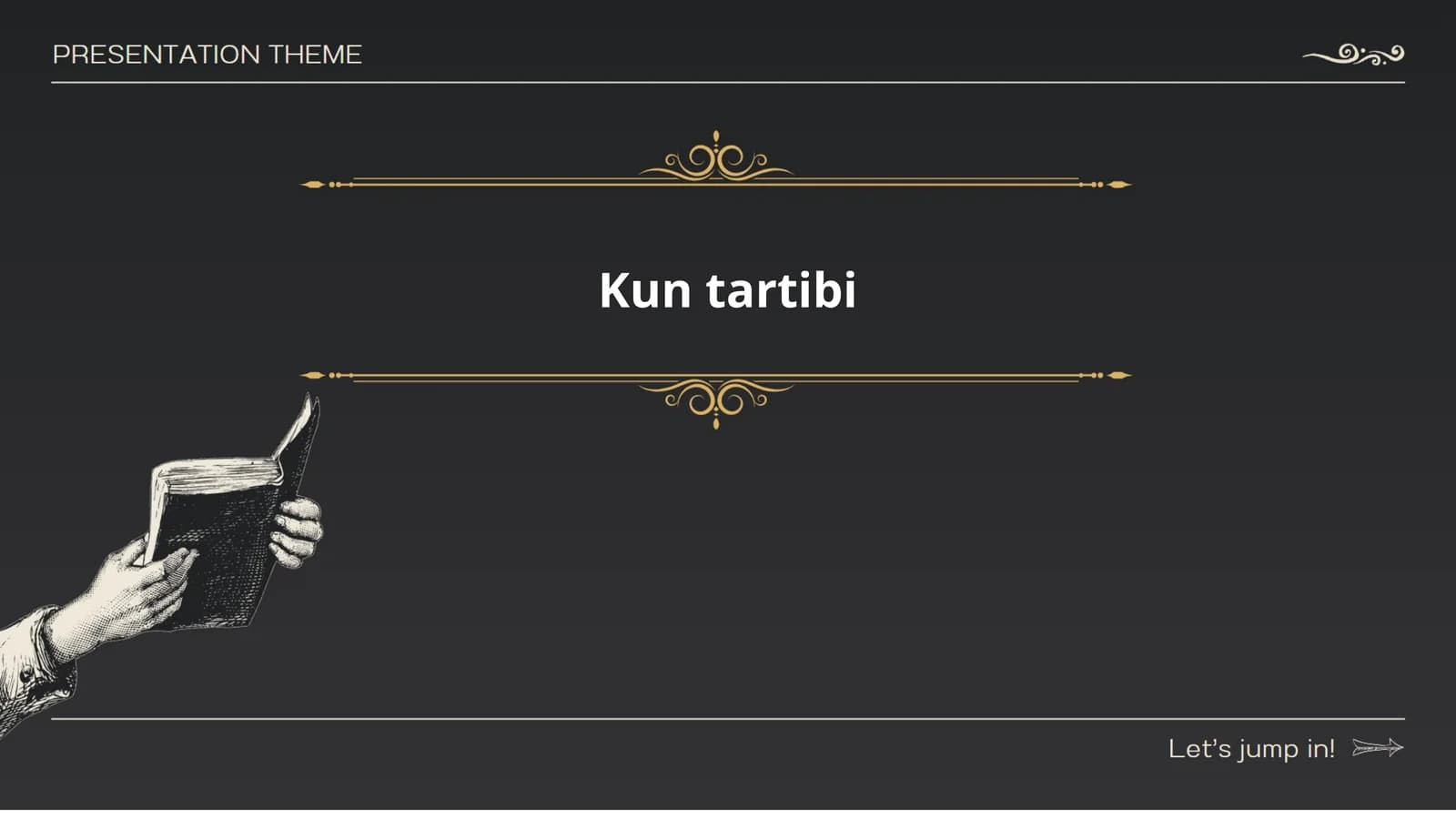 Kun tartibi Abdurahmonova Go'zal
