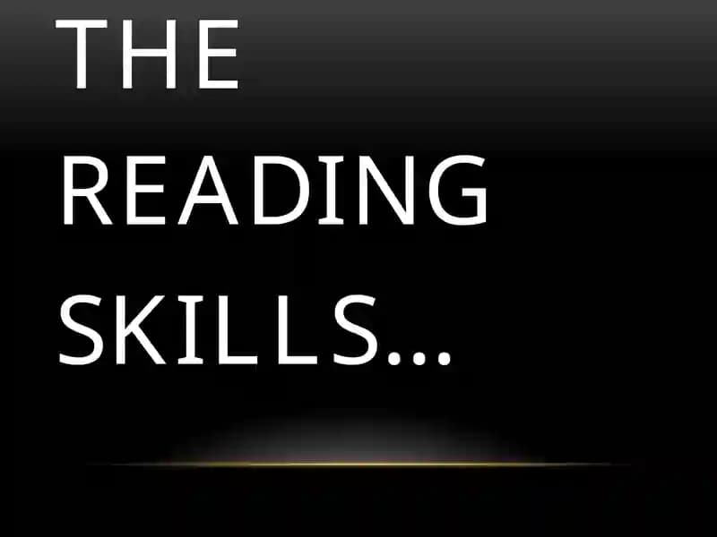 Reading Skills