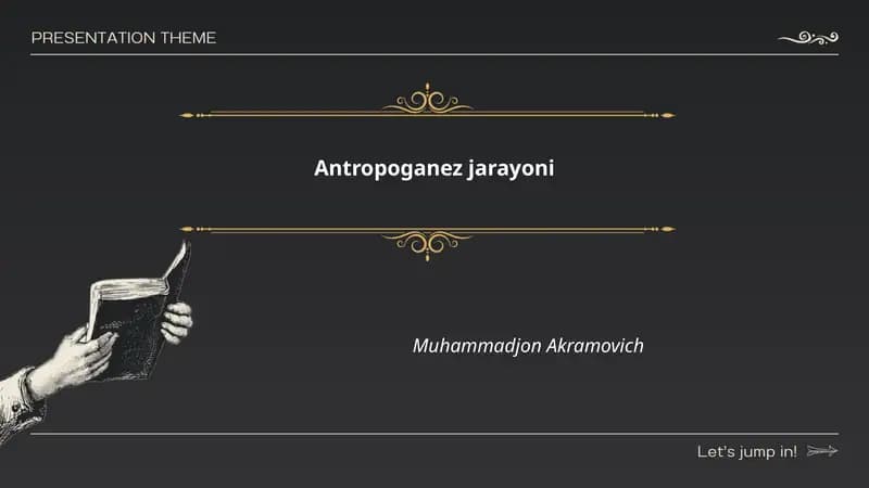 Antropoganez jarayoni