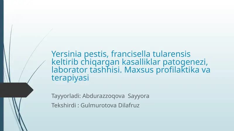 Yersinia pestis