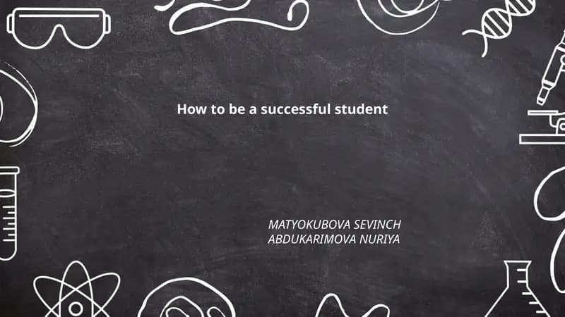How to be a successful student