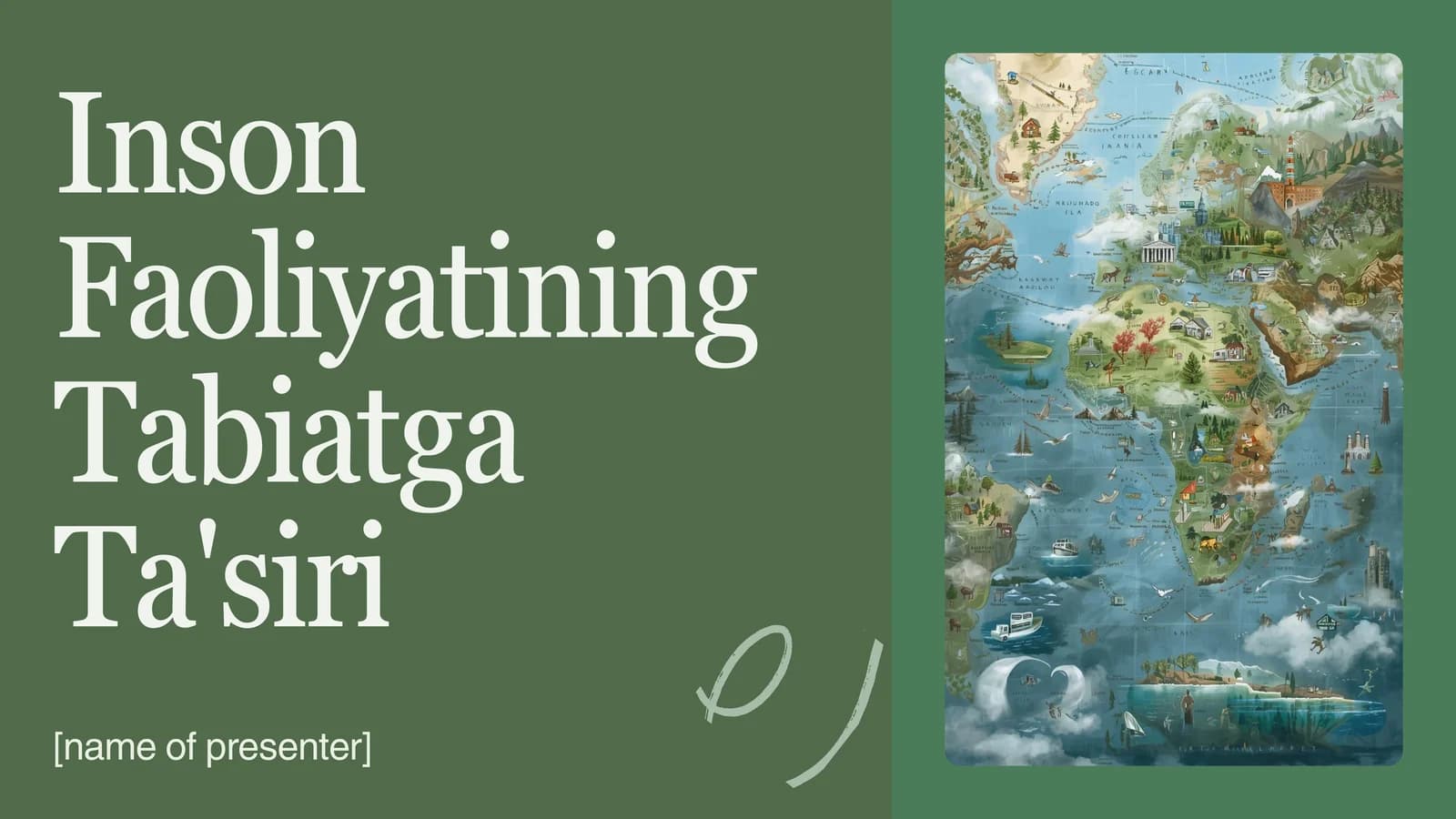 Inson Faoliyatining Tabiatga Ta'siri