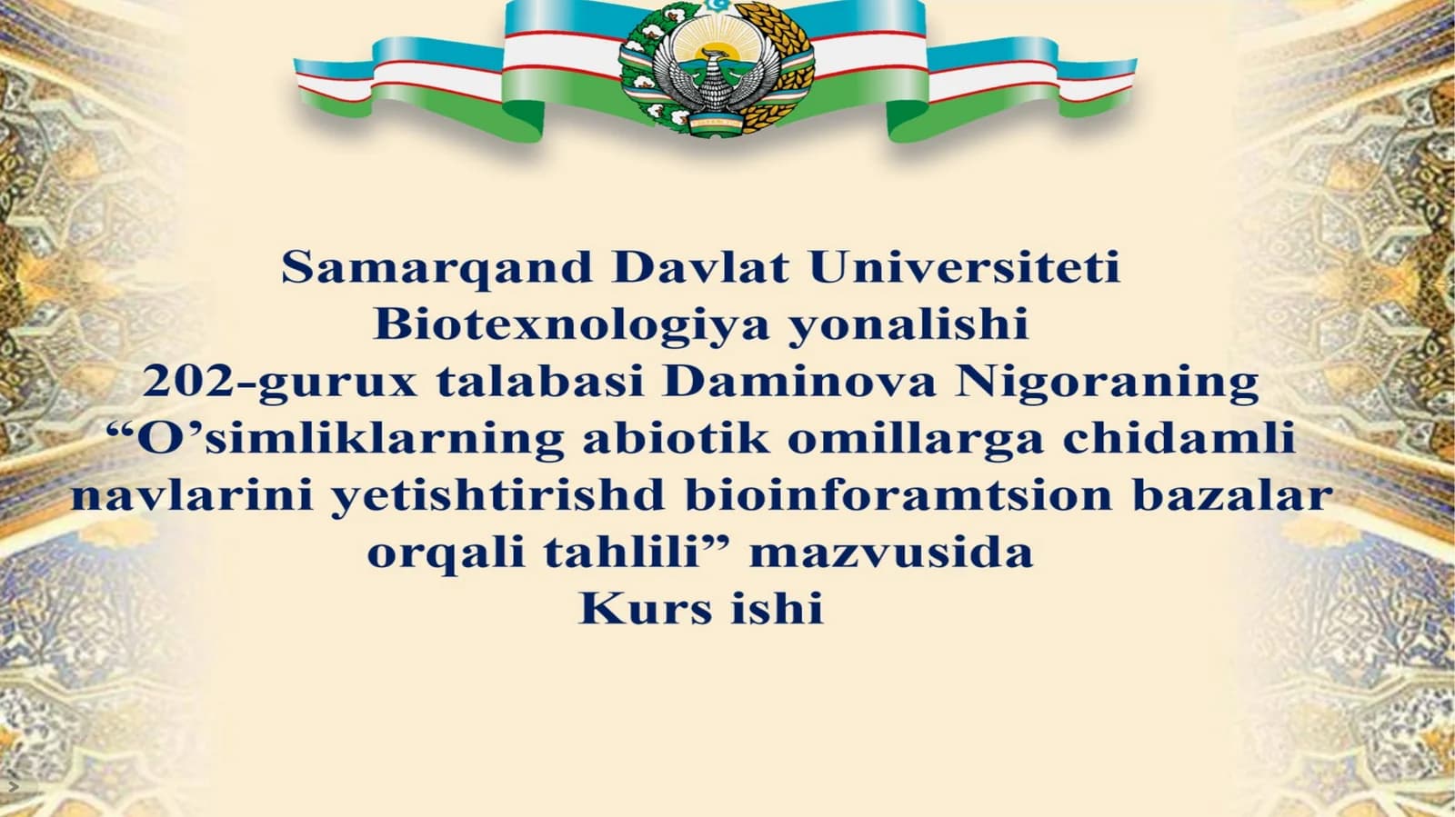 Taqdimot Rejasi