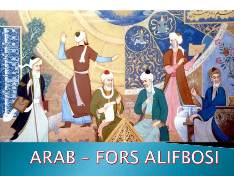 Fors tilida Arab alifbosini ishlatishning sabablari