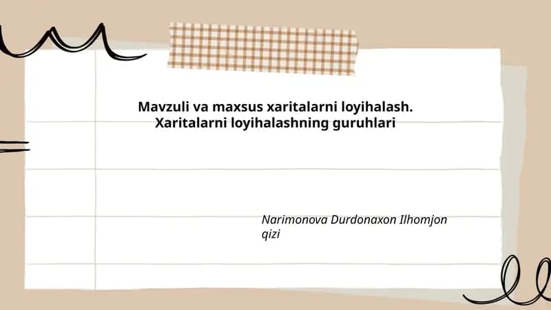 Tematik xaritalar talqini