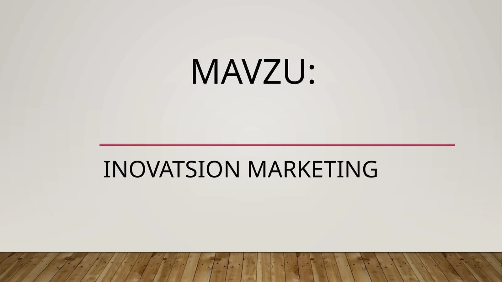 INOVATSION MARKETING