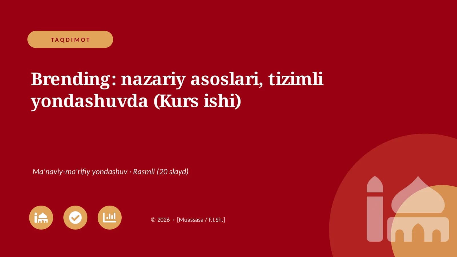 Nazariy asoslari, Tizimli Yondashuvda (Kurs ishi)