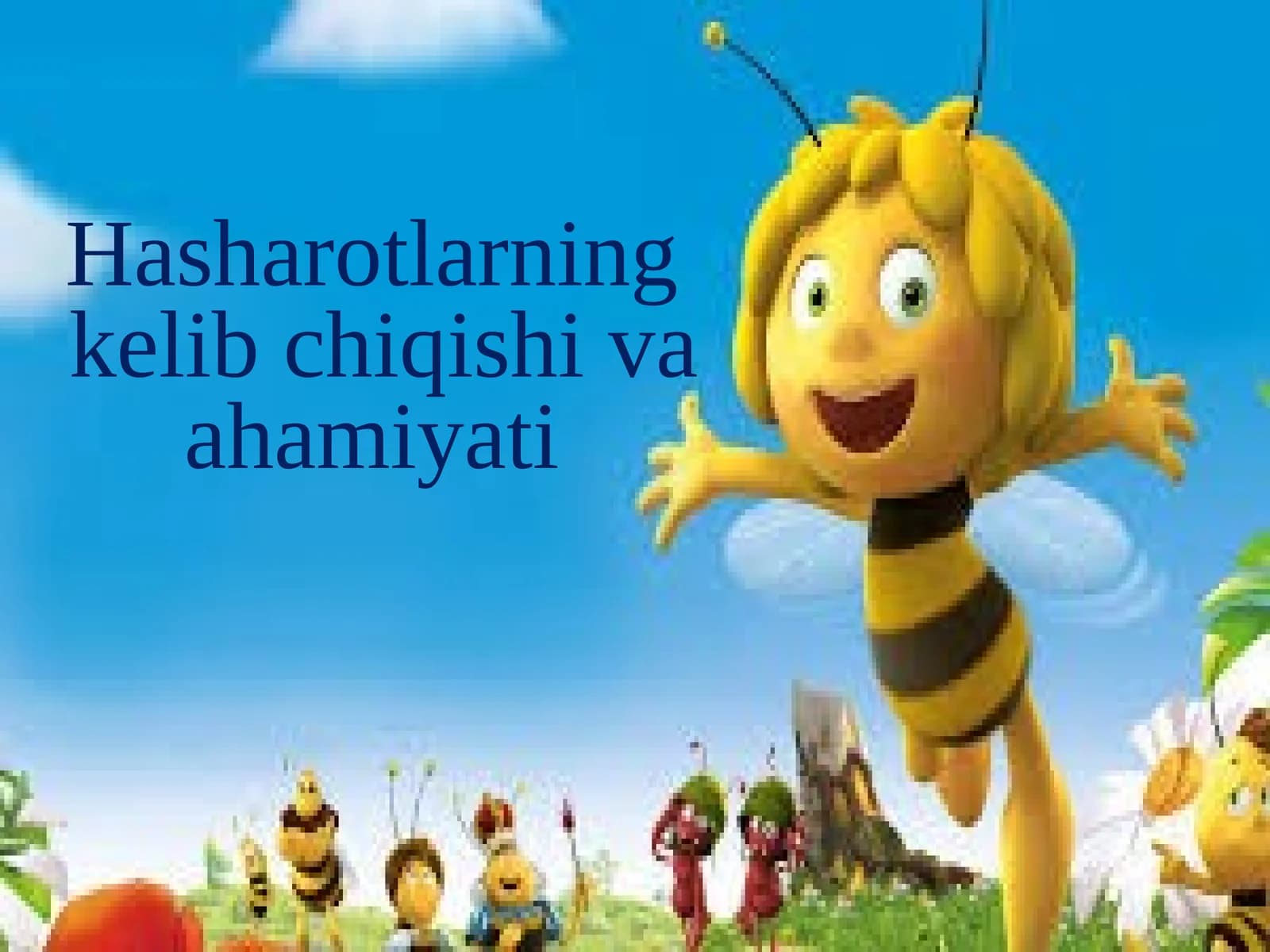 Hasharotlarning kelib chiqishi va ahamiyati