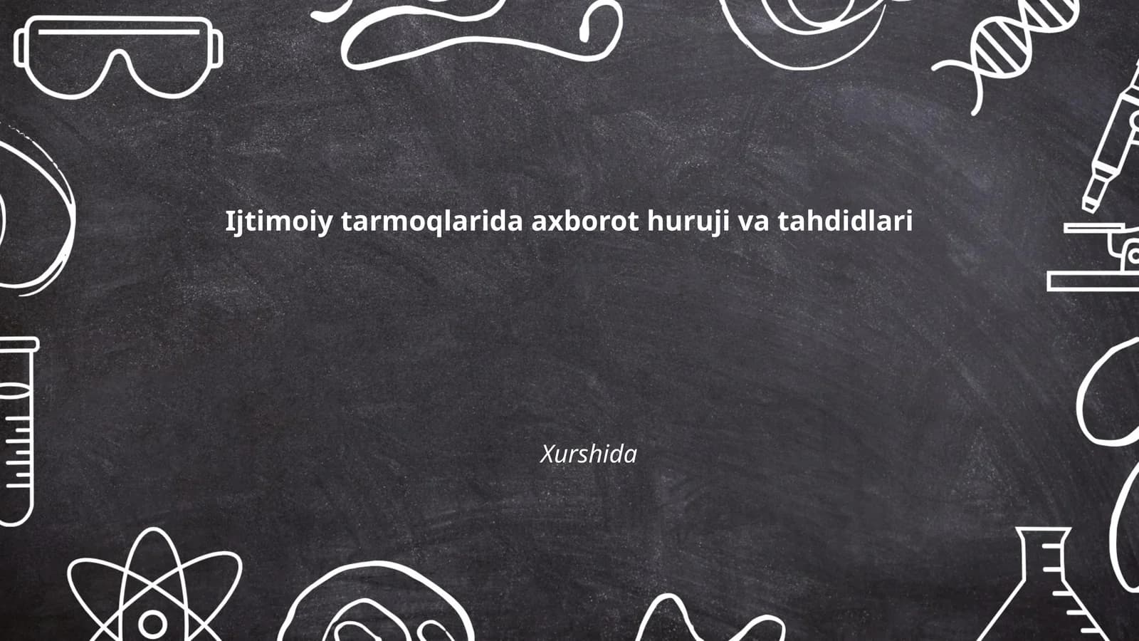 Ijtimoiy tarmoqlarida axborot huruji va tahdidlari