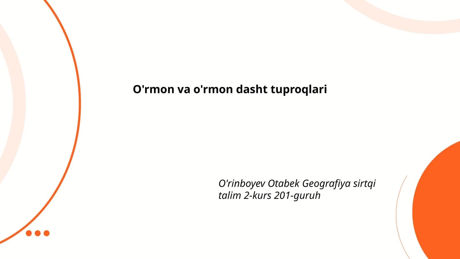 O'rmon ekotizimlari