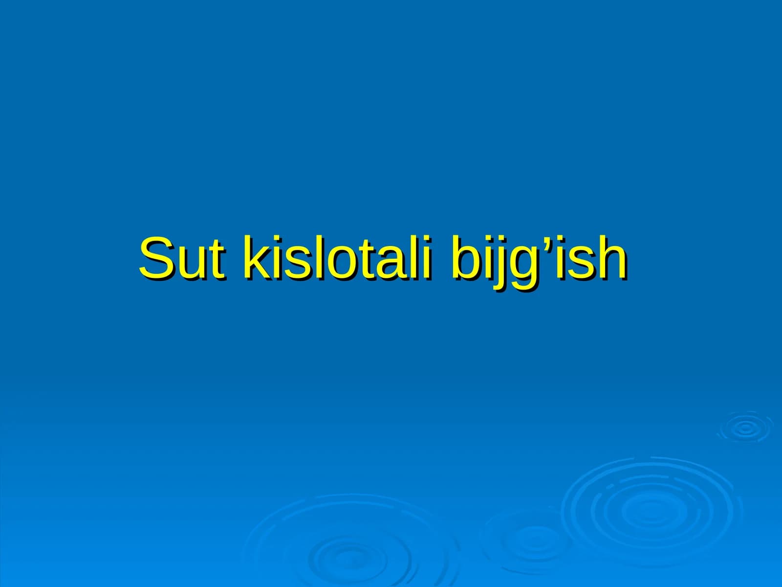 Sut kislotali bijg’ish