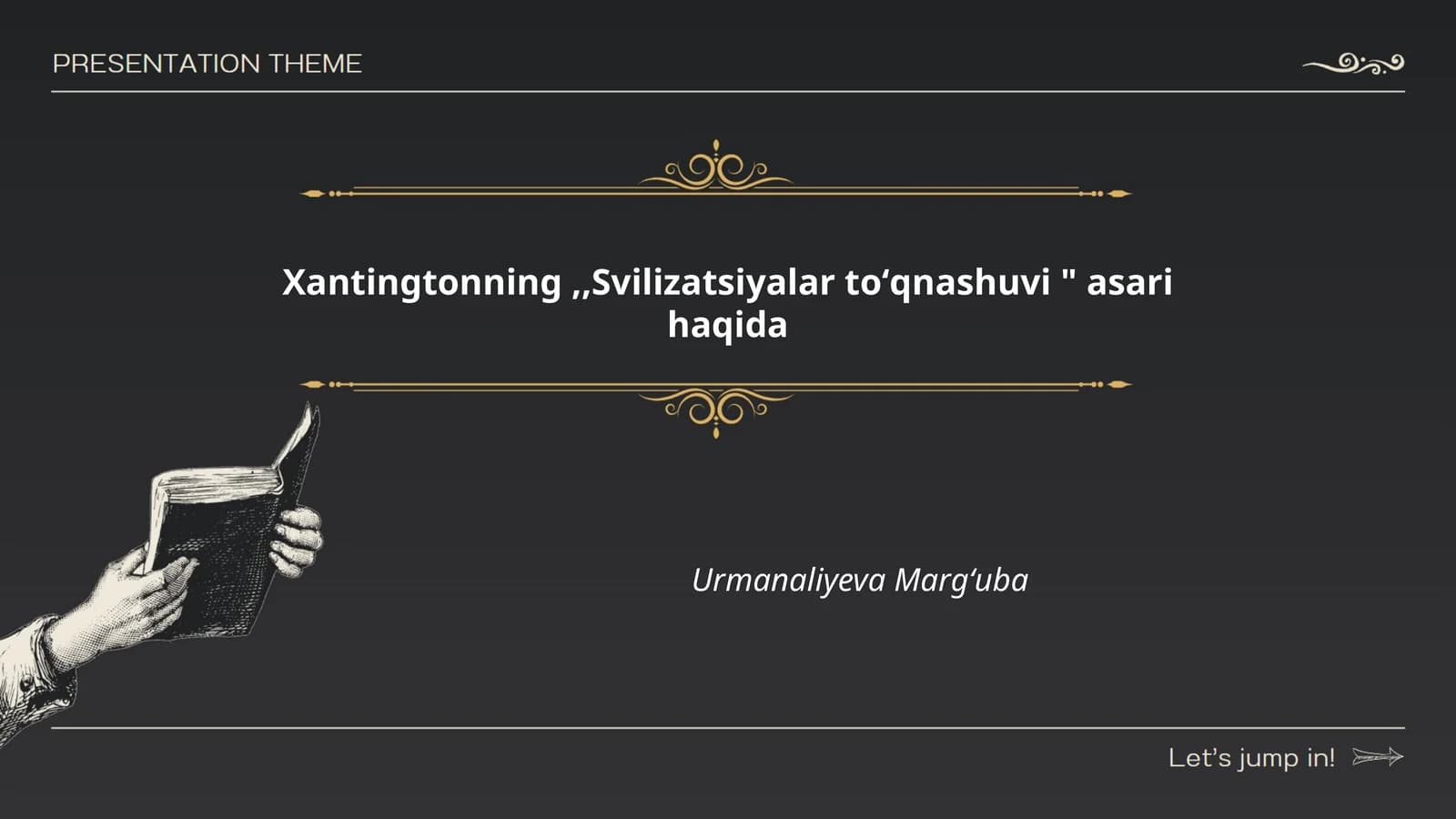"Sivilizatsiyalar toʻqnashuvi"