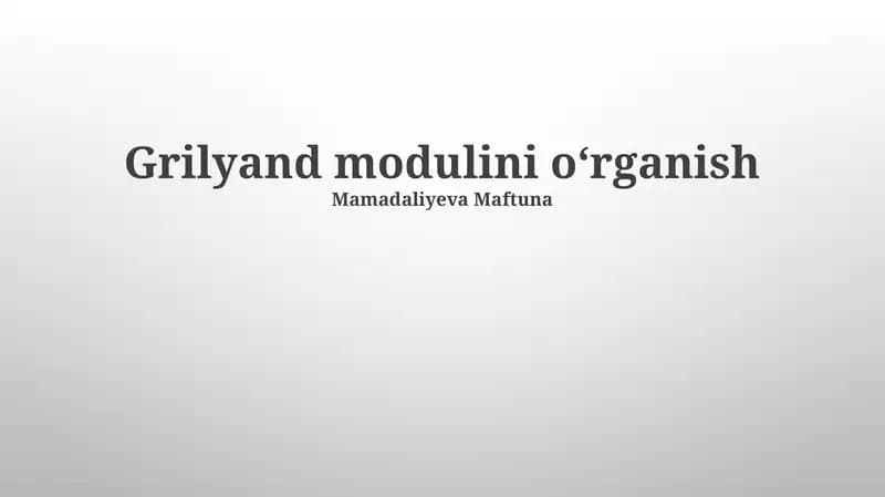 Manqal Moduli