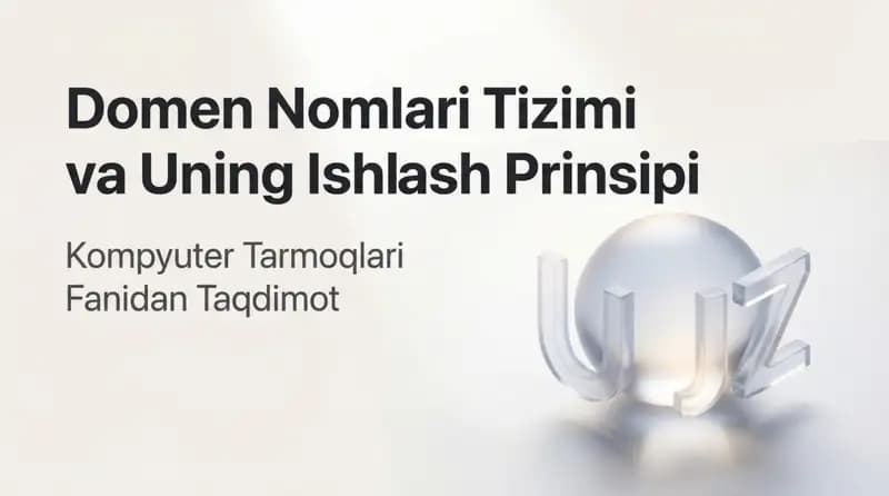 Domen nomlari tizimi va uning ishlash prinsipi