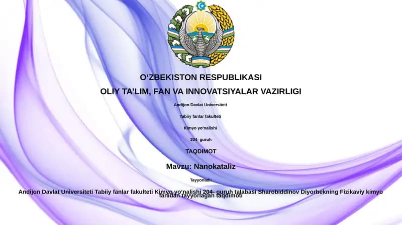 Nanokataliz