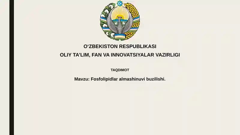 Fosfolipidlar almashinuvi buzilishi