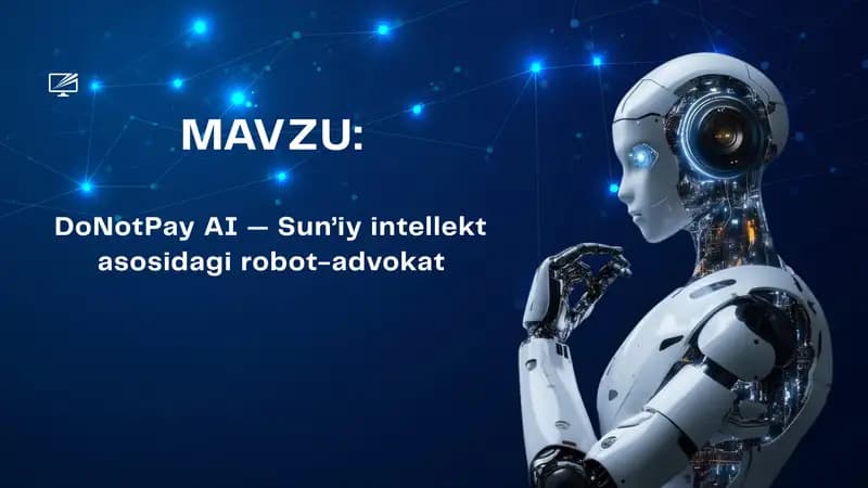 DoNotPay AI taqdimot
