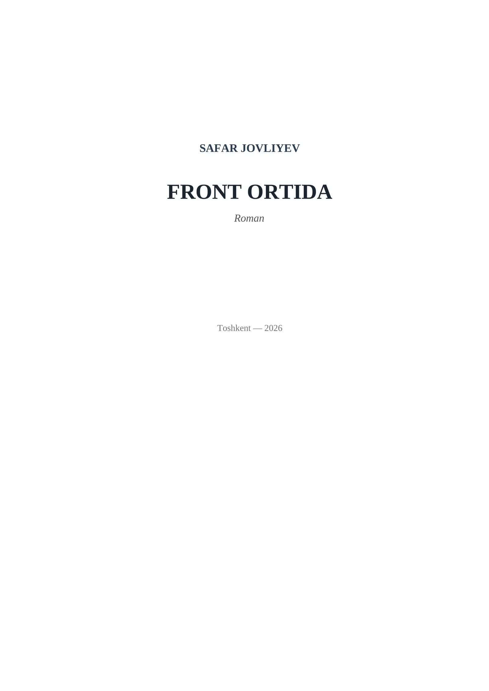 FRONT ORTIDA