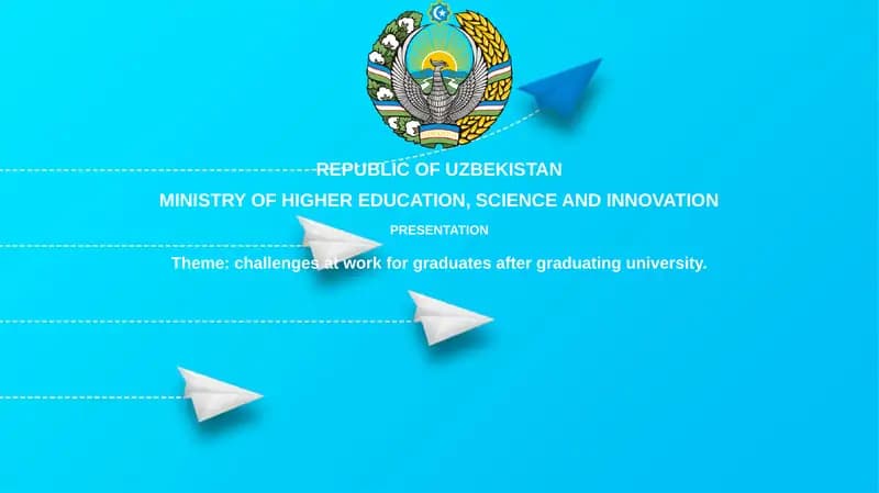 Presentation on Challenges for Graduates
