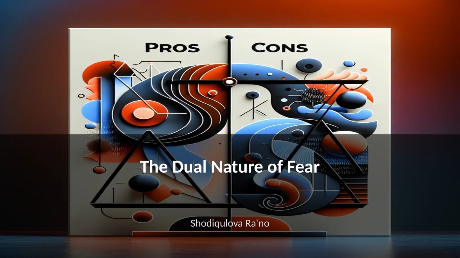 The Dual Nature of Fear