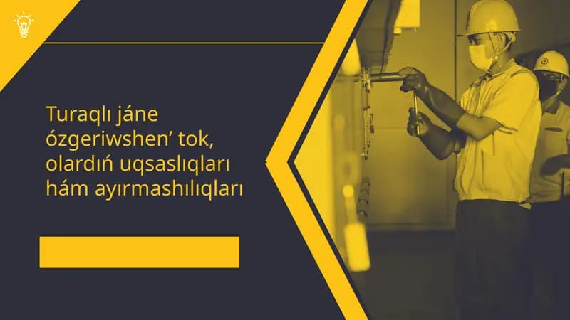 TuraqlıjáneÓzgeriwshenTok