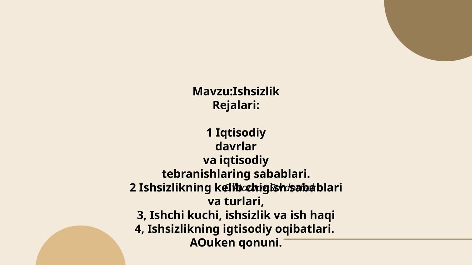 Ishsizlik
