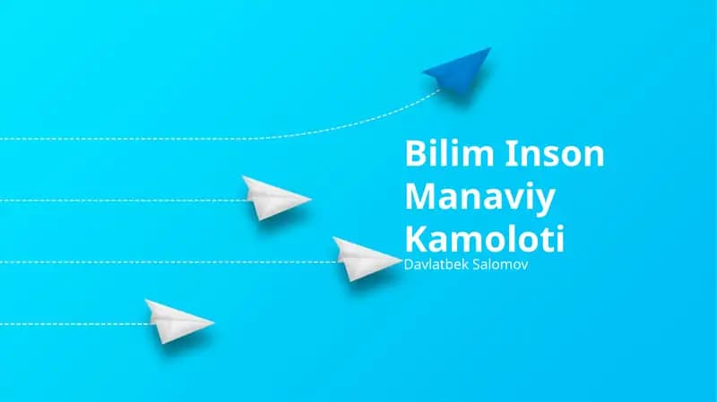 Bilim Inson Manaviy Kamoloti