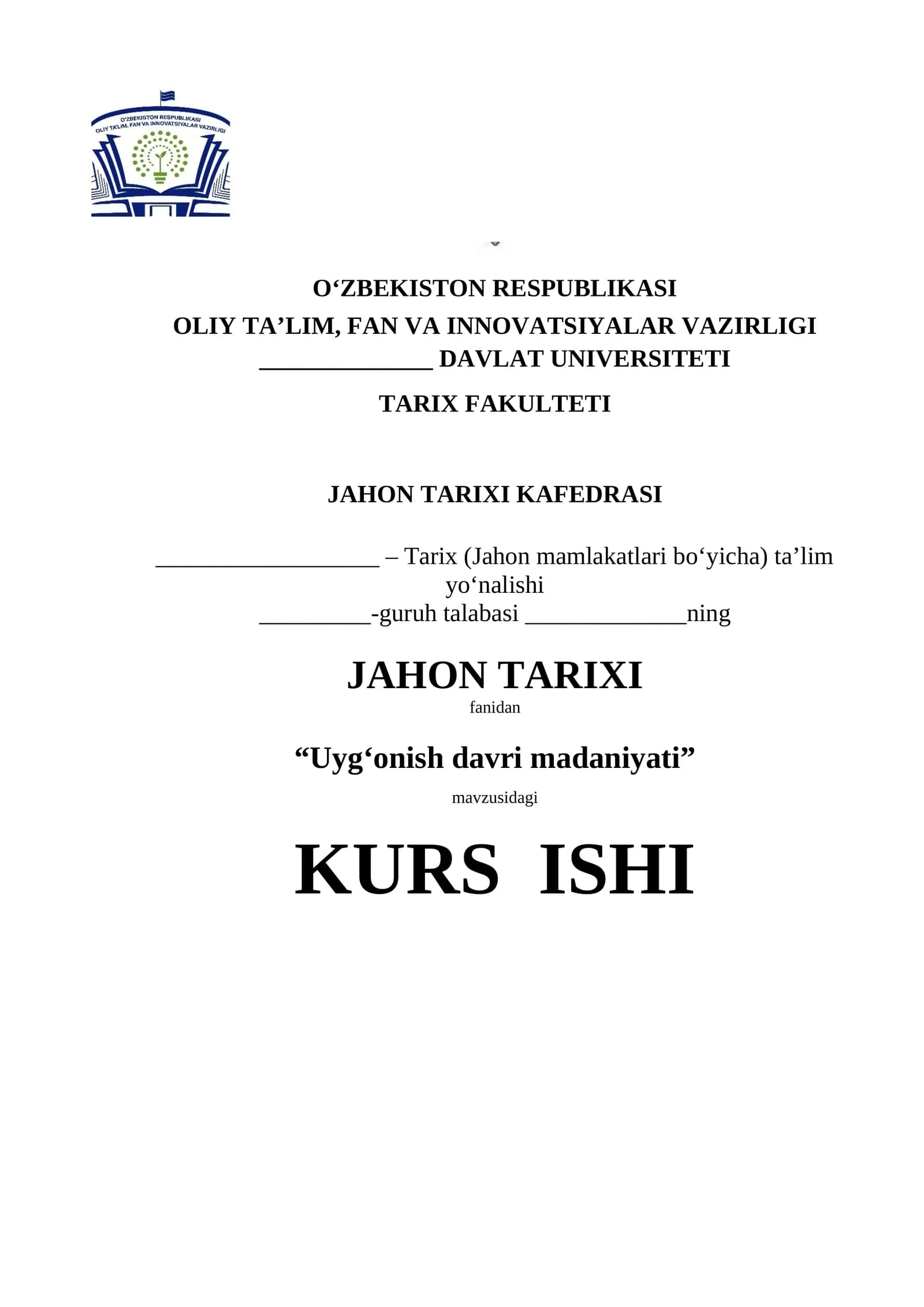 Uyg‘onish davri madaniyati