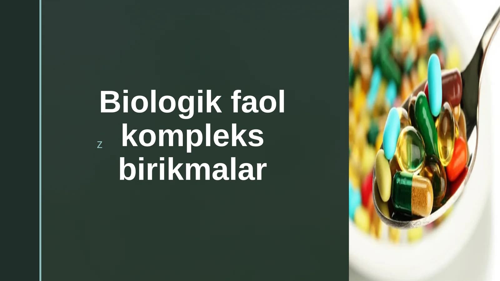 Biologik faol kompleks birikmalar