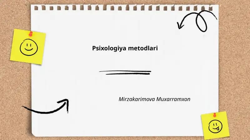 Psixologiya metodlari