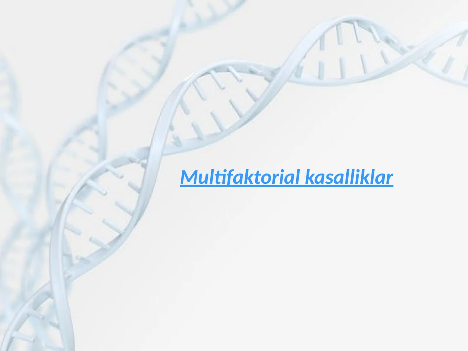 Multifaktorial kasalliklar