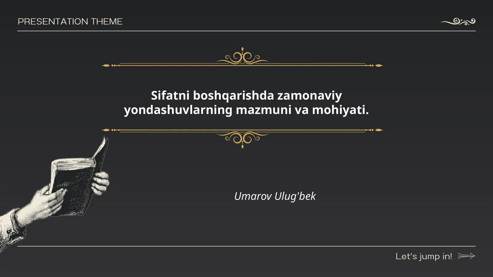 Zamonaviy menejment tushunchalari