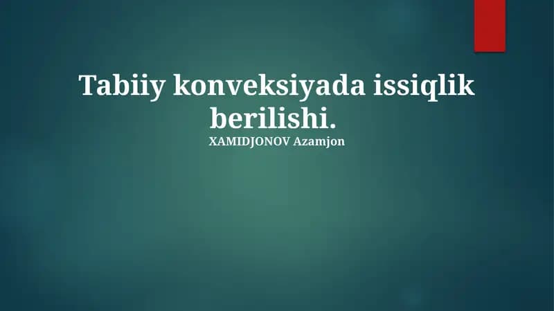 Tabiiy konveksiya