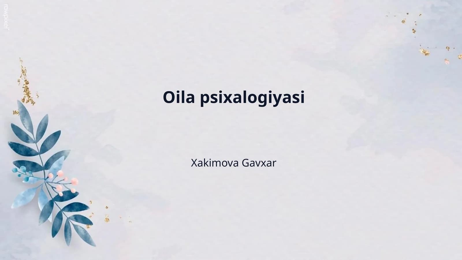 Oila psixalogiyasi