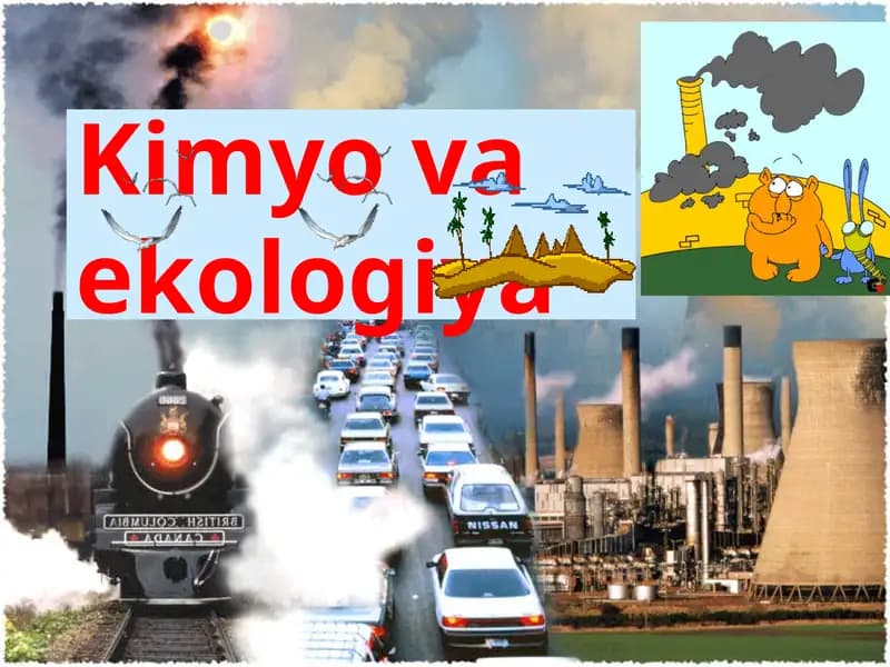Kimyo va ekologiya