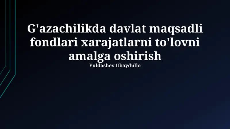 Davlat maqsadli fondlari