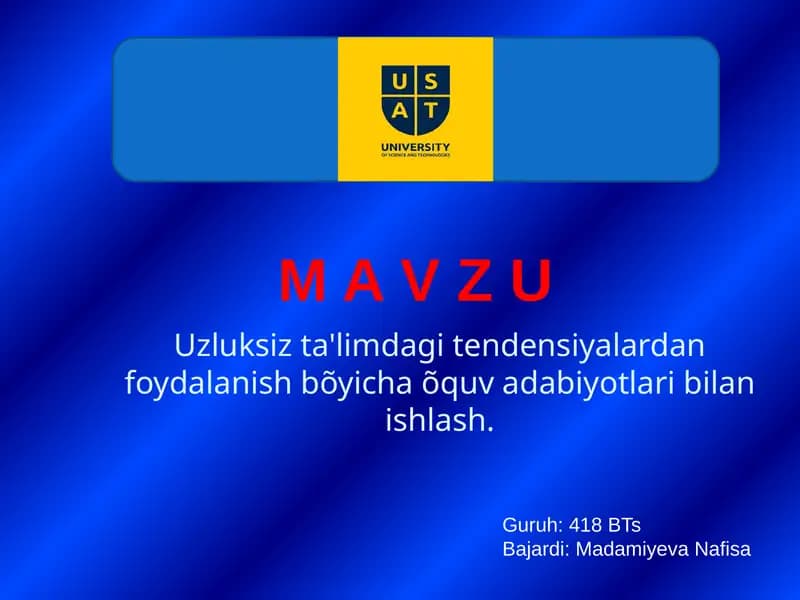 Xalq ta'limi tizimi