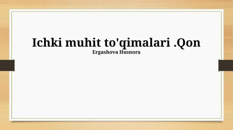 Qon kasalliklari