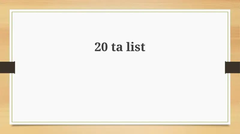 Tarixiy rivojlanish va asosiy voqealar