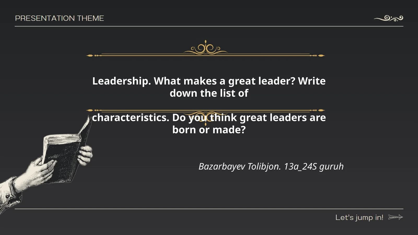 Bazarbayev Tolibjon