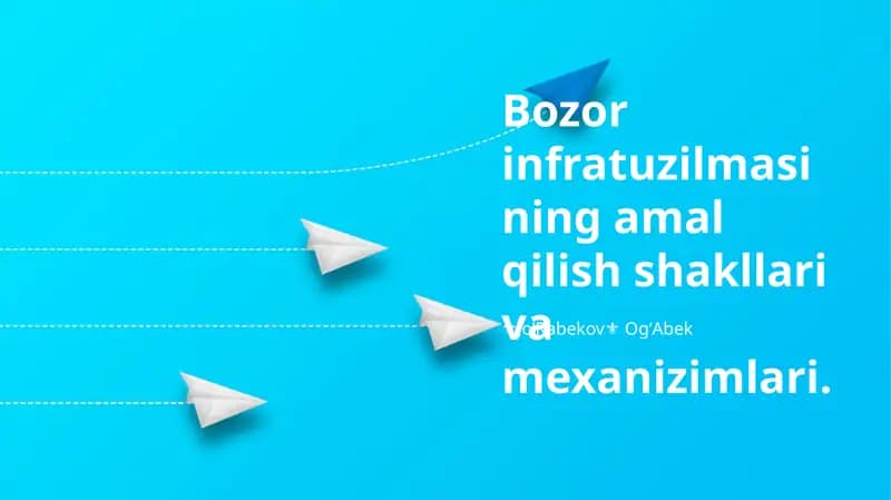 Bozor Infratuzilmasi