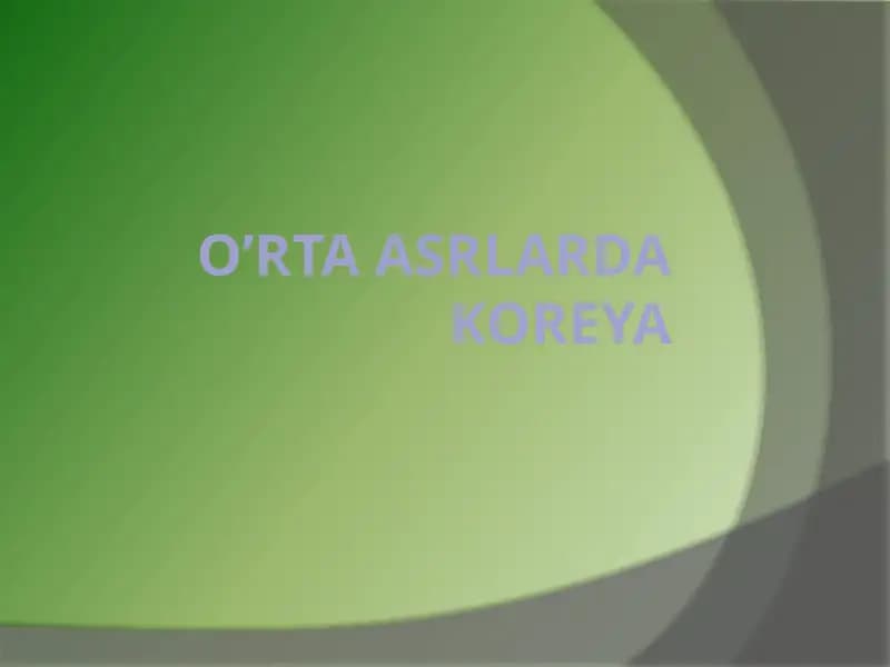 Koreya tarixidagi uch qirollik davri